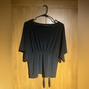 WHBM Batwing Black Women's Top